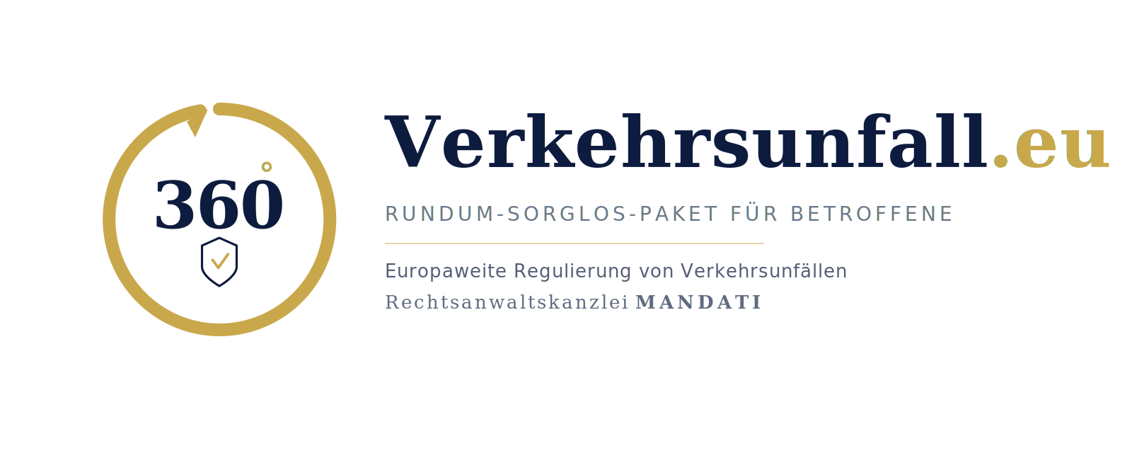 VERKEHRSUNFALL.eu — 360° Rundum-Sorglos-Paket